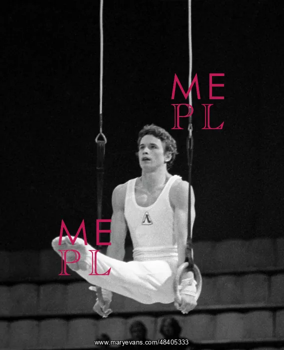 : Soviet gymnast Alexander Dityatin, 1979 : Soviet gymnast Alexander Dityatin, 1979