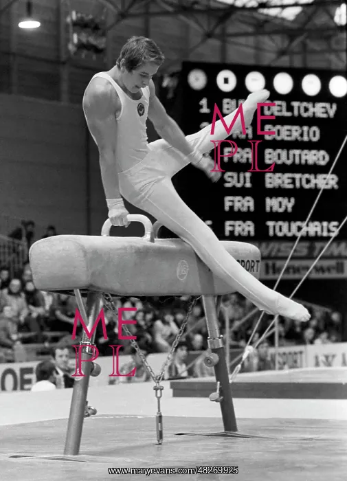 : Soviet gymnast Alexander Dityatin, 1980 : Soviet gymnast Alexander Dityatin, 1980