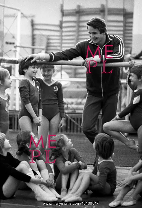 : Soviet gymnast Alexander Dityatin, 1980 : Soviet gymnast Alexander Dityatin, 1980