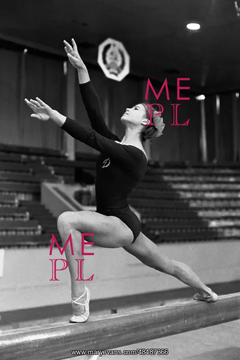 : Soviet gymnast Lyudmila Turishcheva : Soviet gymnast Lyudmila Turishcheva
