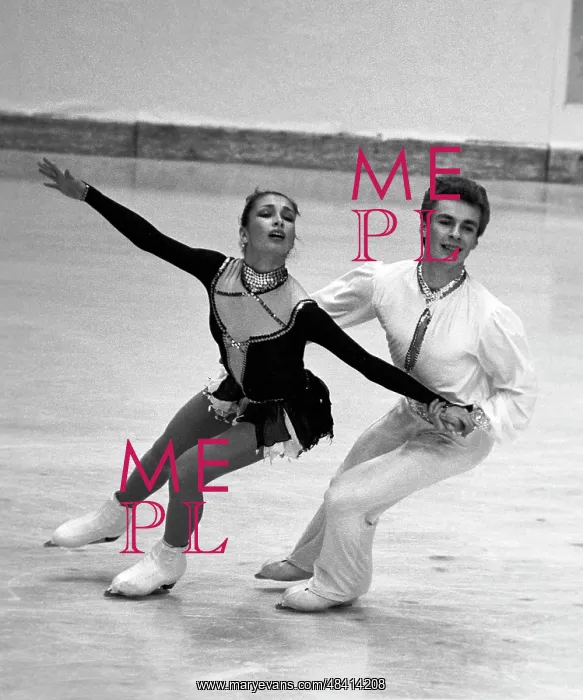 : Soviet ice dancers Maya Usova and Alexander Zhulin, 1985 : Soviet ice dancers Maya Usova and Alexander Zhulin, 1985