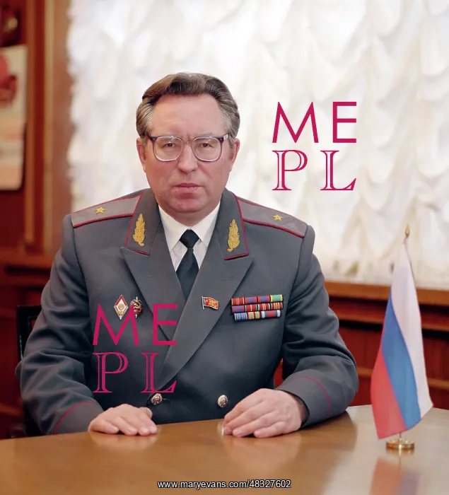 : Soviet interior minister Andrei Dunaev, 1991 : Soviet interior minister Andrei Dunaev, 1991