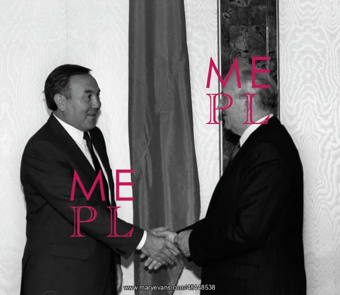 : Soviet leader Mikhail Gorbachev President of Kazakhstan : Soviet leader Mikhail Gorbachev President of Kazakhstan