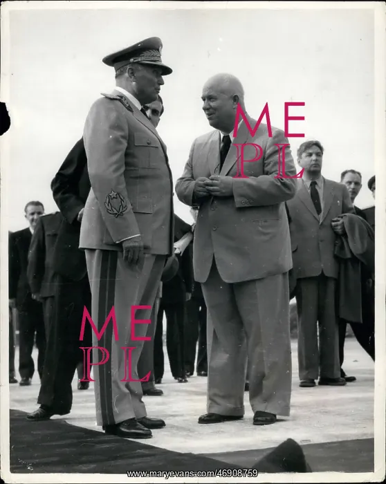  : Soviet Leader Nikita Khrushchev, Marshal Tito, Yugoslavia