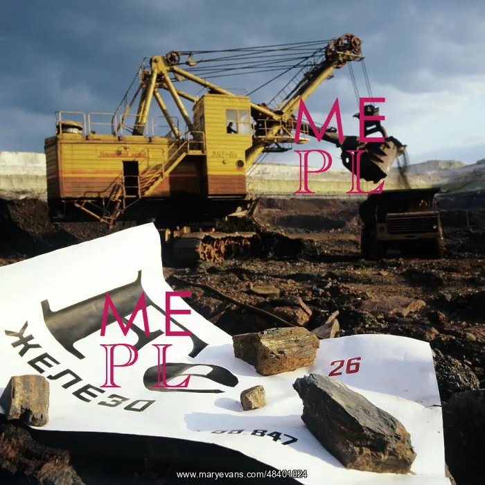 : Soviet Lebedinsky GOK plant iron ore mine, 1982 : Soviet Lebedinsky GOK plant iron ore mine, 1982