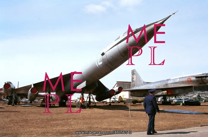 : Soviet M-50 long-range jet bomber at Monino Air : Soviet M-50 long-range jet bomber at Monino Air