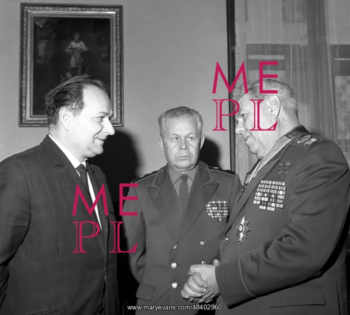 : Soviet Marshal Alexander Vasilevsky awarded Order : Soviet Marshal Alexander Vasilevsky awarded Order