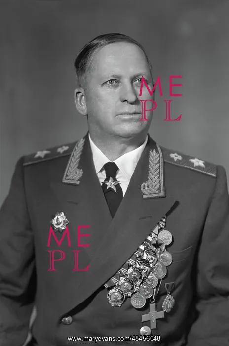 : Soviet Marshal of Signals Ivan Peresypkin, 1955 : Soviet Marshal of Signals Ivan Peresypkin, 1955