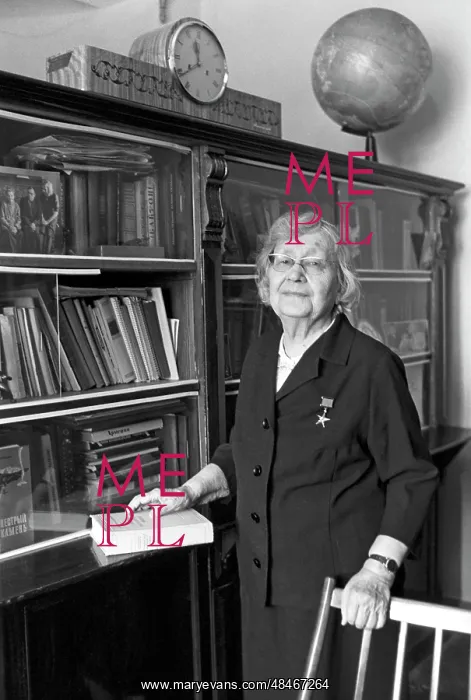 : Soviet mathematician Pelageya Kochina, 1989 : Soviet mathematician Pelageya Kochina, 1989
