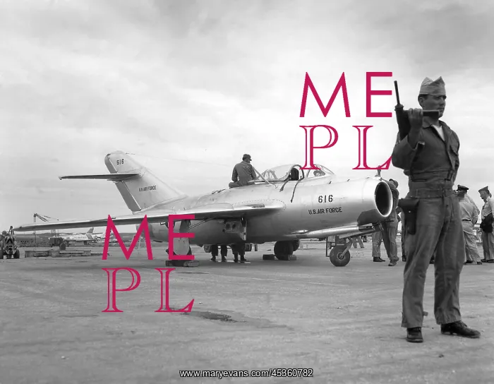: Soviet MiG-15 jet fighter delivered by defecting : Soviet MiG-15 jet fighter delivered by defecting