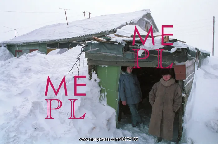 : Soviet mining slums in North Pole, 1991 : Soviet mining slums in North Pole, 1991
