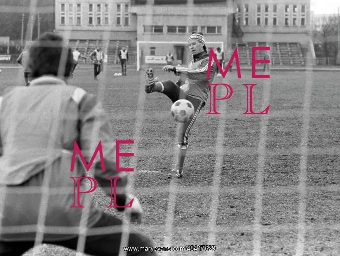 : Soviet national football team training, 1985 : Soviet national football team training, 1985