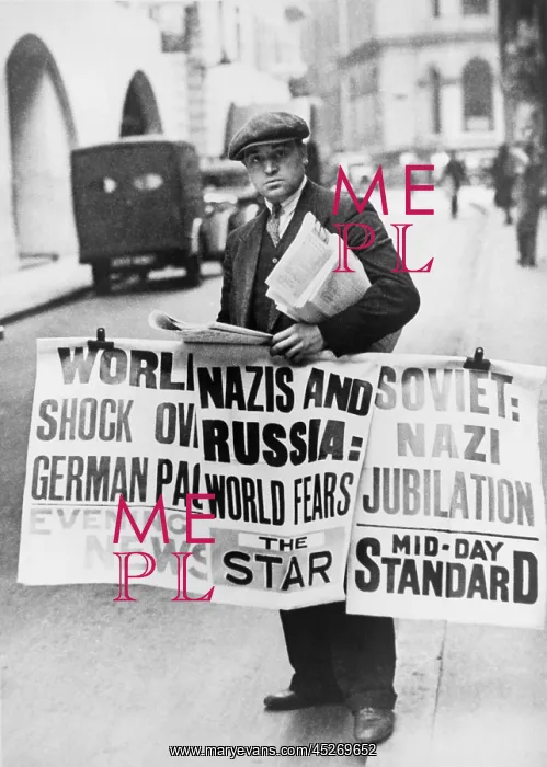 : Soviet-Nazi non-aggression pact headlines, 1939 : Soviet-Nazi non-aggression pact headlines, 1939