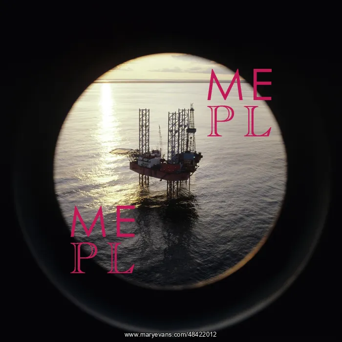 : Soviet Okha floating rig near Sakhalin, 1983 : Soviet Okha floating rig near Sakhalin, 1983