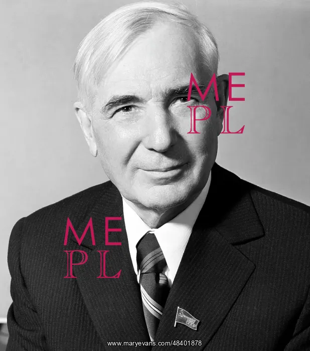 : Soviet philosopher and sociologist Pyotr Fedoseyev, 1976 : Soviet philosopher and sociologist Pyotr Fedoseyev, 1976