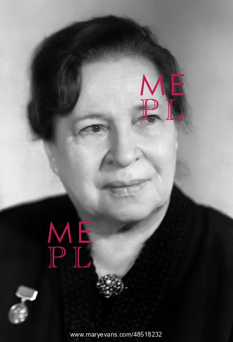 : Soviet poet Agniya Barto, 1960 : Soviet poet Agniya Barto, 1960