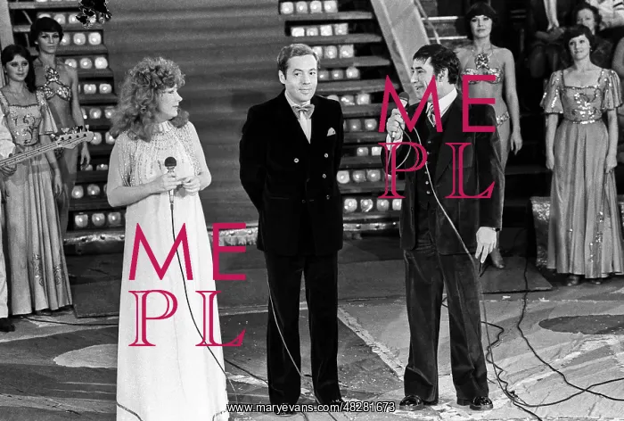 : Soviet pop singer Alla Pugacheva at Moscow Circus : Soviet pop singer Alla Pugacheva at Moscow Circus