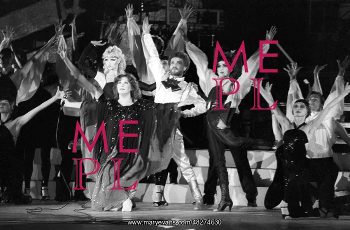: Soviet pop singer Alla Pugacheva at Olimpiyskiy : Soviet pop singer Alla Pugacheva at Olimpiyskiy
