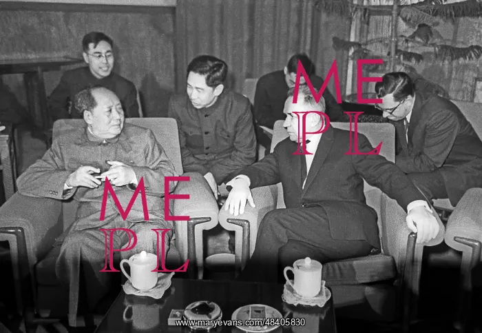 : Soviet Premier Alexei Kosygin and China leader : Soviet Premier Alexei Kosygin and China leader
