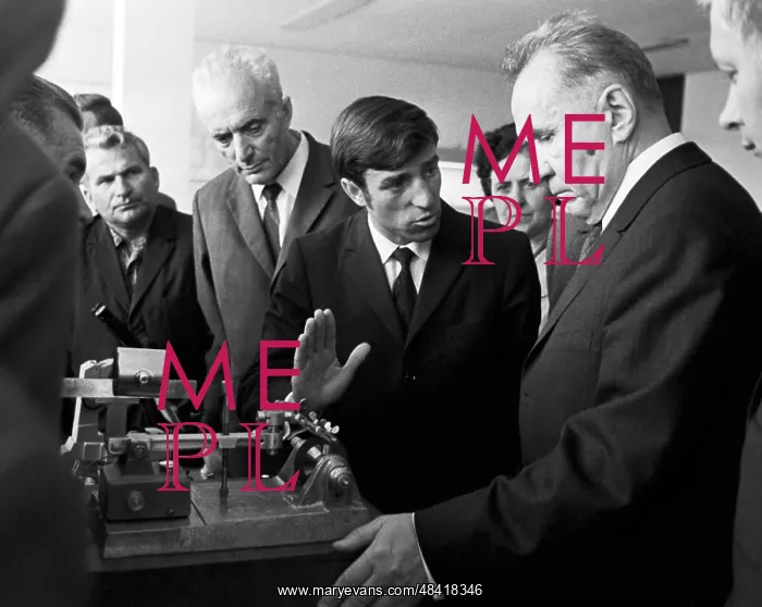 : Soviet Premier Alexei Kosygin visit to Kristall : Soviet Premier Alexei Kosygin visit to Kristall