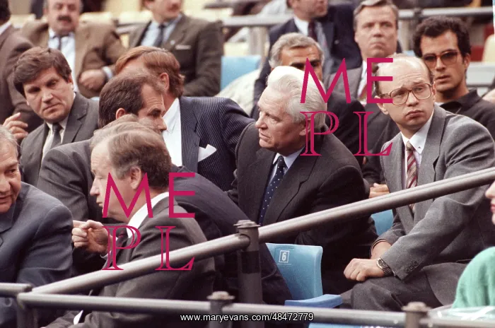 : Former Soviet Premier Ivan Silayev attends 1991 Kremlin Cup : Former Soviet Premier Ivan Silayev attends 1991 Kremlin Cup