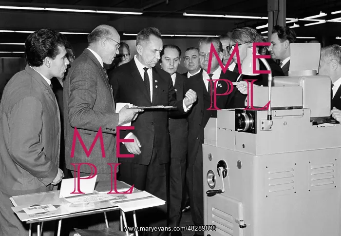 : Soviet Premier Kosygin visit to Moscow industrial : Soviet Premier Kosygin visit to Moscow industrial
