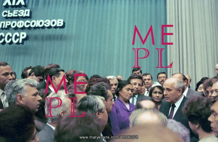 : Soviet President Mikhail Gorbachev to talk with : Soviet President Mikhail Gorbachev to talk with