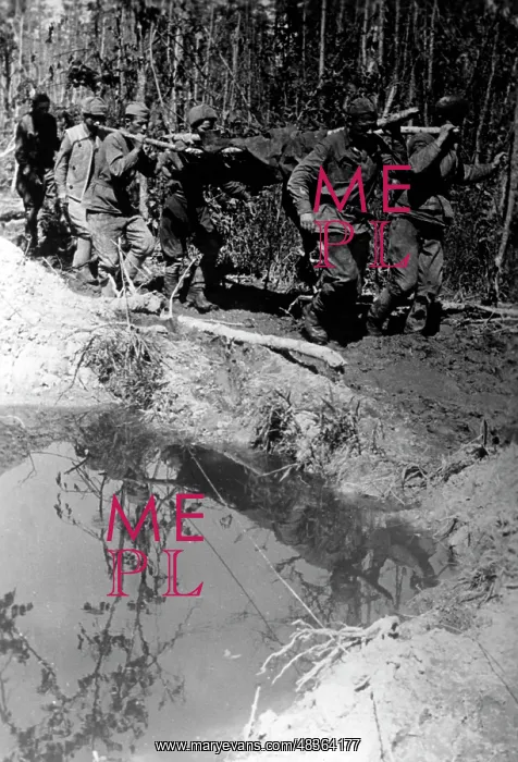 : Soviet prisoners of war at Volkhov, 1942 : Soviet prisoners of war at Volkhov, 1942