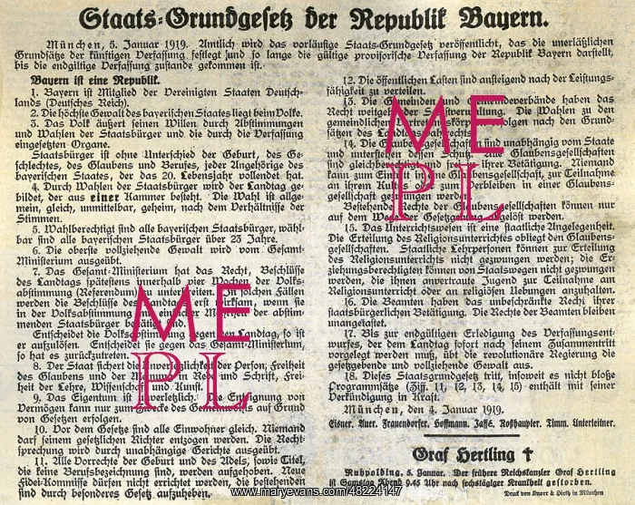 : Soviet Republic in Bavaria : Soviet Republic in Bavaria