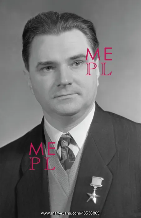 : Soviet rocket scientist, Academician Valentin Glushko, 1956 : Soviet rocket scientist, Academician Valentin Glushko, 1956