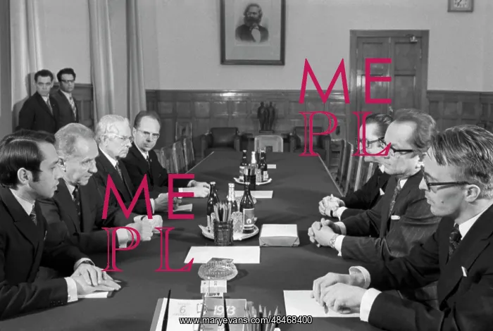 : Soviet statesman A. Kosygin and Minister of Foreign : Soviet statesman A. Kosygin and Minister of Foreign