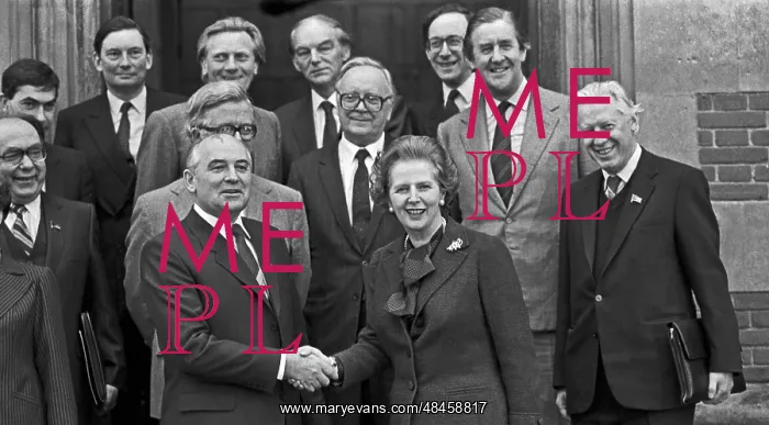: Soviet statesman Gorbachev and United Kingdom : Soviet statesman Gorbachev and United Kingdom