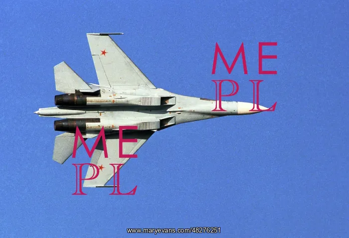 : Soviet Sukhoi Su-27 fighter, 1990 : Soviet Sukhoi Su-27 fighter, 1990