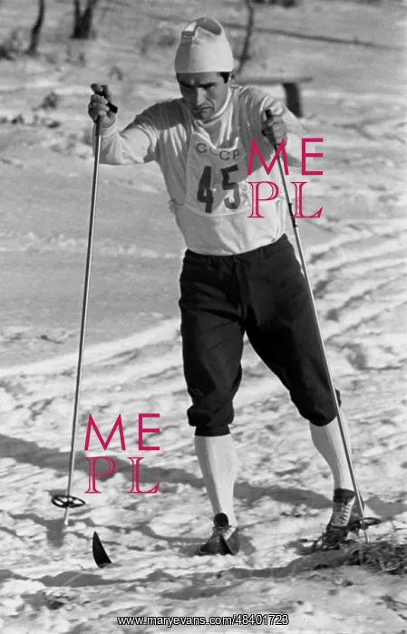 : Soviet team skier Fyodr Simashov, 1971 : Soviet team skier Fyodr Simashov, 1971