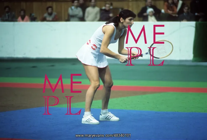 : Soviet tennis player Olga Morozova, 1976 : Soviet tennis player Olga Morozova, 1976