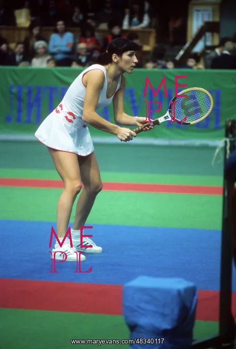  : Soviet tennis player Olga Morozova, 1976