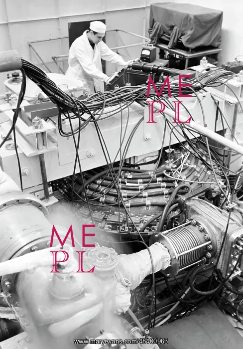 : Soviet Tokamak-2 magnetic confinement device at : Soviet Tokamak-2 magnetic confinement device at