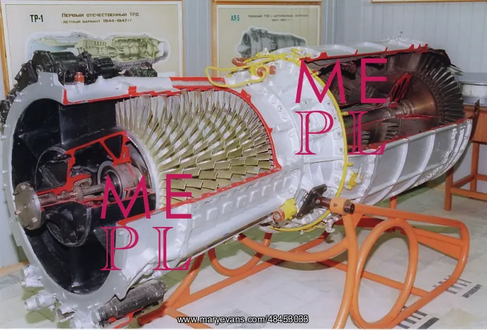 : Soviet TR-1 turbojet engine for Sukhoi Su-11 jet : Soviet TR-1 turbojet engine for Sukhoi Su-11 jet