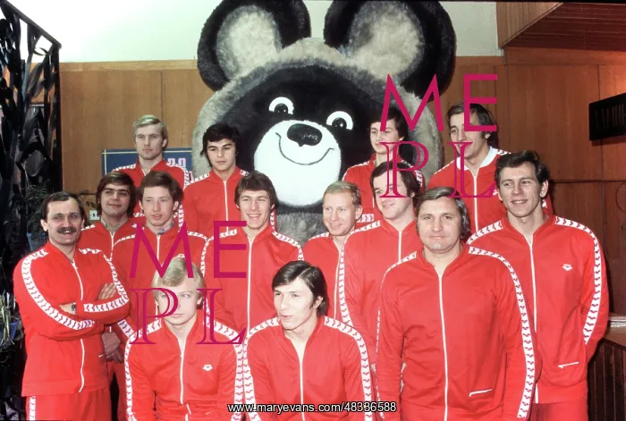 : Soviet water-polo team, 1980 : Soviet water-polo team, 1980