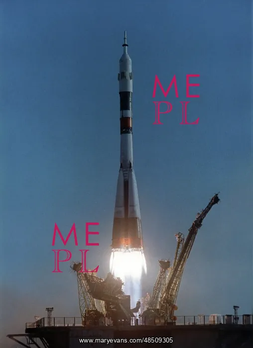 : Soyuz T-8 spaceship launch, 1983 : Soyuz T-8 spaceship launch, 1983
