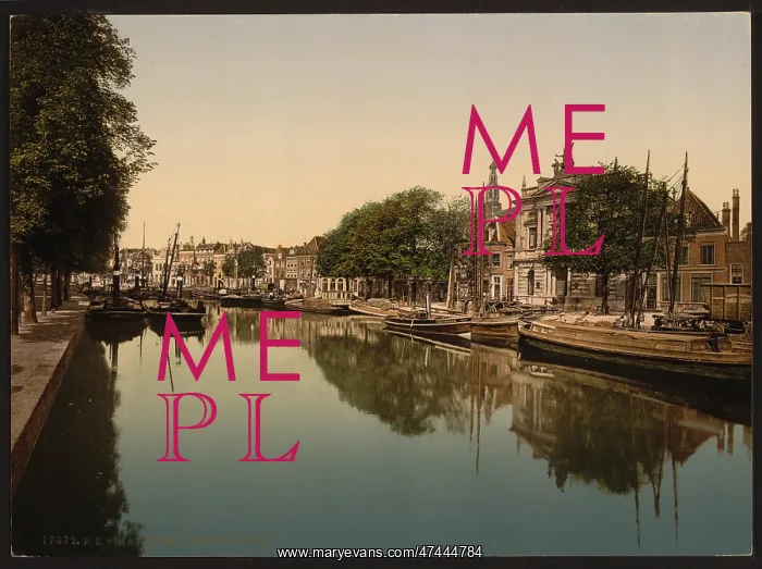 : The Spaarne (canal), Haarlem, Holland : The Spaarne (canal), Haarlem, Holland
