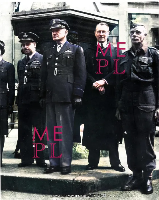 : Spaatz, Carl, in 1940 ceremony -later Officer Commandin? : Spaatz, Carl, in 1940 ceremony -later Officer Commandin?