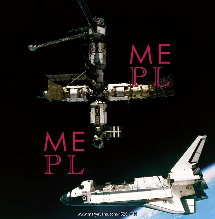 : Space Shuttle Atlantis departing the Mir ? : Space Shuttle Atlantis departing the Mir ?