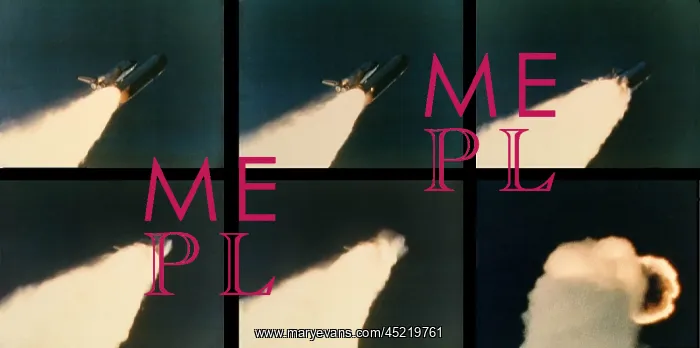  : Space shuttle Challenger disaster. Six image ?