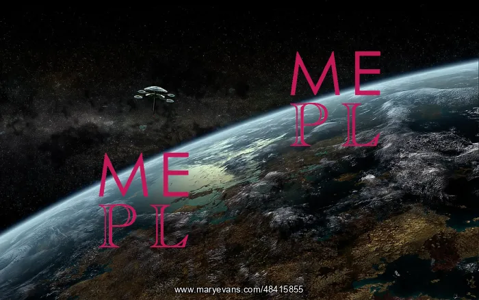 : A space station orbits a hypothetical planet : A space station orbits a hypothetical planet