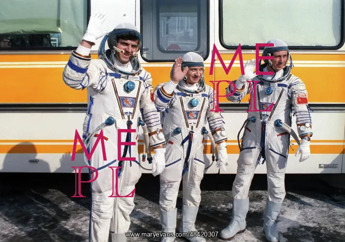 : Spaceship Soyuz T-10 crew, 1984 : Spaceship Soyuz T-10 crew, 1984
