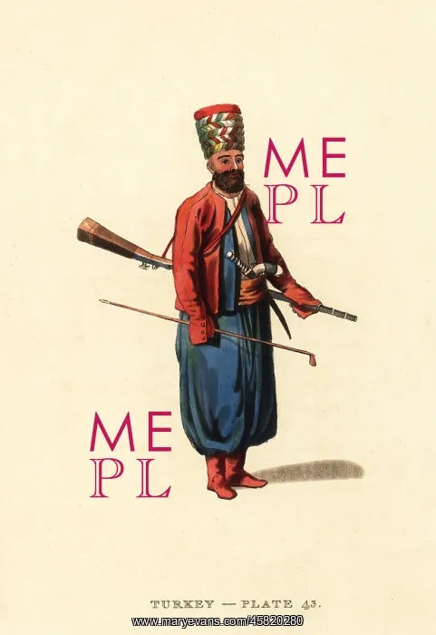 : Spahi or cavalry man of the Ottoman Empire : Spahi or cavalry man of the Ottoman Empire