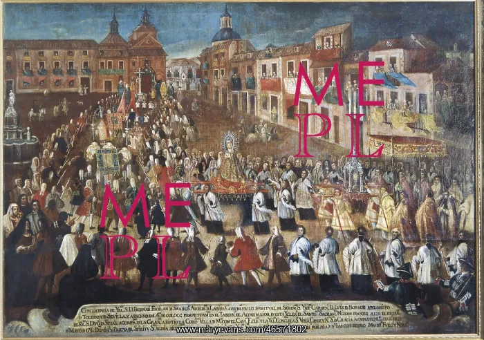 : Spain (1741). Procession of the Virgin of Mercy : Spain (1741). Procession of the Virgin of Mercy