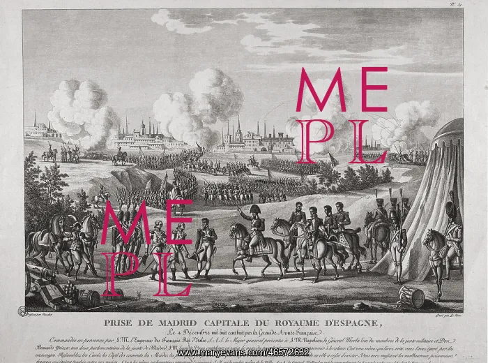 : Spain (1808). Peninsular War. Capture of Madrid : Spain (1808). Peninsular War. Capture of Madrid