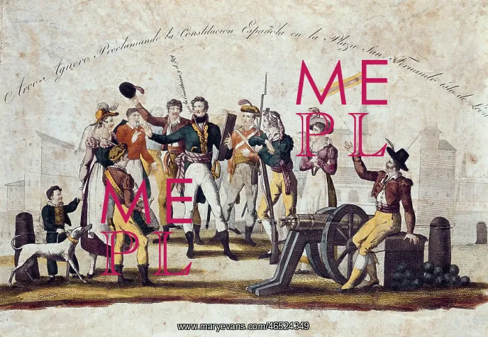 : Spain (1820). Liberal Triennium. Felipe de Arco-Aguero : Spain (1820). Liberal Triennium. Felipe de Arco-Aguero